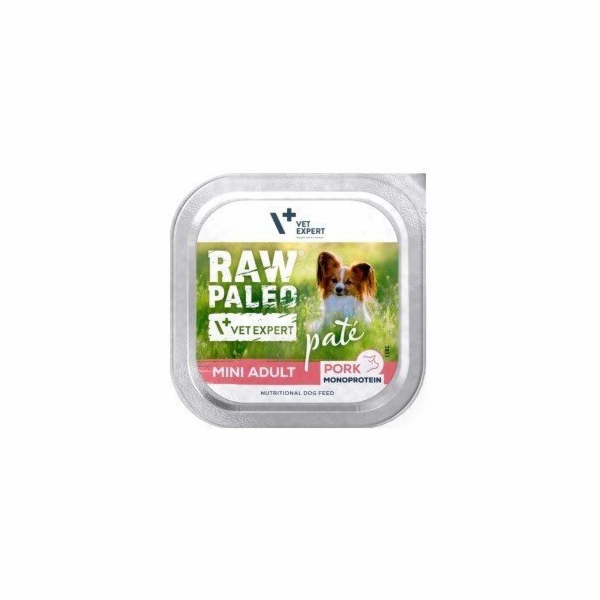 VETEXPERT Raw Paleo Pâte Mini Adult Pork - vlhké krmivo p...