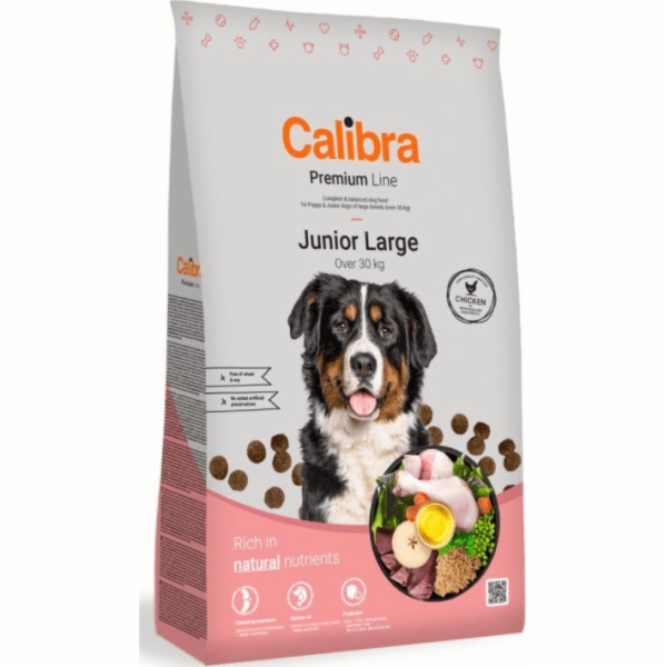 CALIBRA Premium Line Junior Large Chicken - suché krmivo ...