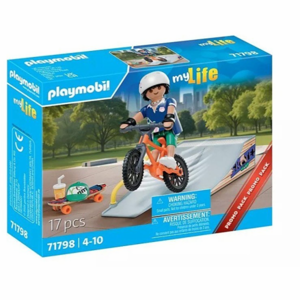 Playmobil Sada figurek Můj život 71798 Bruslař na rampě