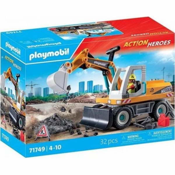 Playmobil Můj život 71749 Velká figurka bagru