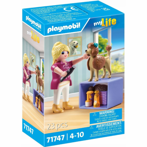 Playmobil Sada figurek pro stříhání psů My Life 71747