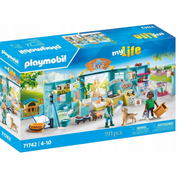 Playmobil Sada figurek My Life 71742 Zvířecí hotel