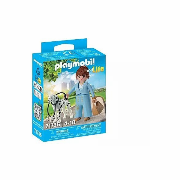 Playmobil Můj život 71736 Žena s dalmatinem