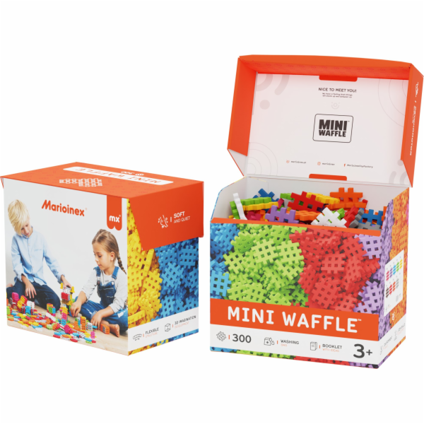MARIOINEX Mini Waffle kostky, 300 dílků