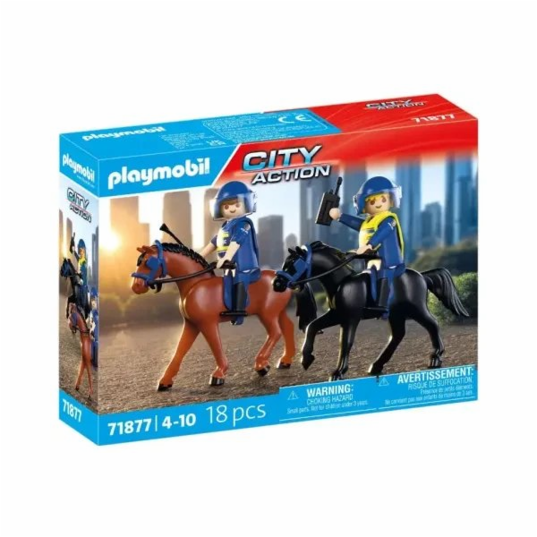 Playmobil Action Heroes 71877 Sada figurek jízdní policie