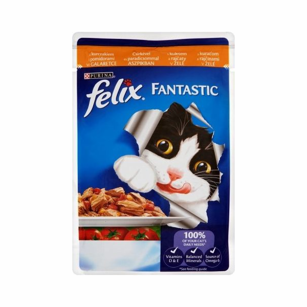 Felix Fanstastic kuřecí rajče - mokré krmivo pro kočky - ...
