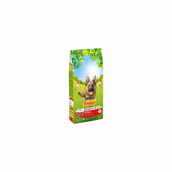 PURINA Friskies Active - suché krmivo pro psy - 10 kg