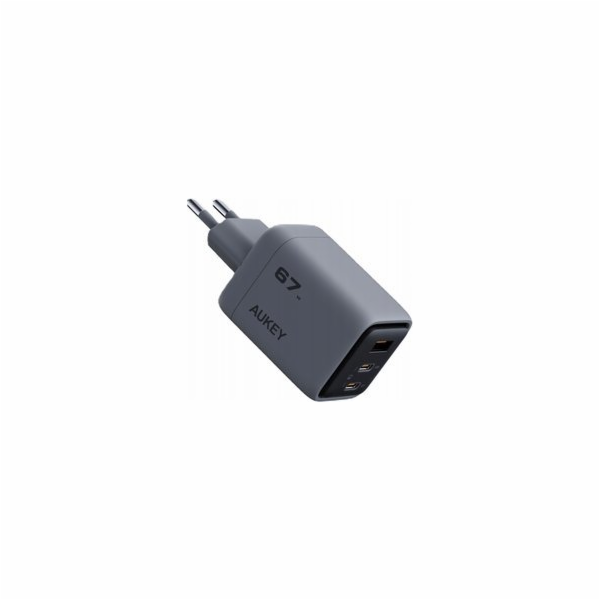 AUKEY PA-C3 3xUSB (2xUSB-C + 1xUSB-A) 67W 5A QC5.0 PD3.0 ...