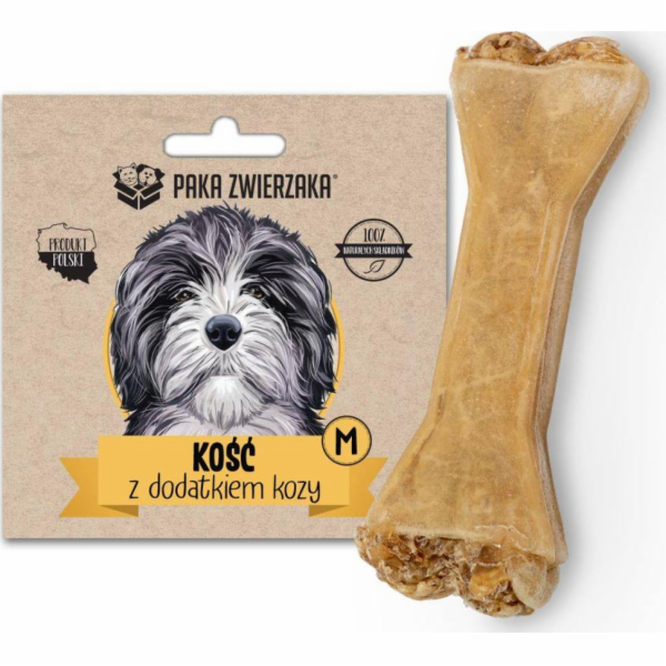 PAKA ZWIERZAKA Bone with goat M 12 cm - pamlsek pro psa -...