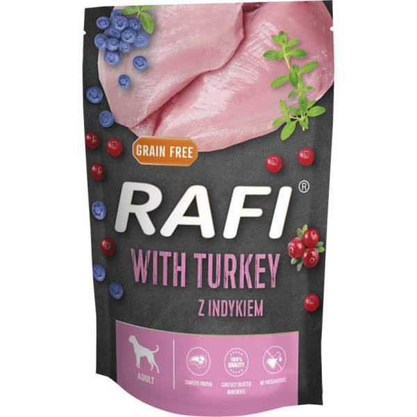 DOLINA NOTECI Rafi with turkey - vlhké krmivo pro psy - 500g