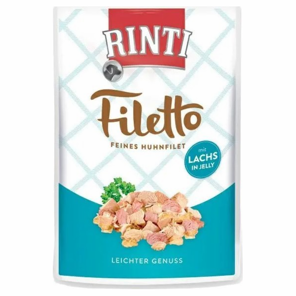 RINTI Filetto Chicken fillet with salmon - vlhké krmivo p...
