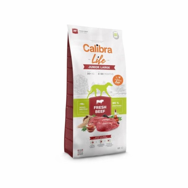 CALIBRA Life Junior Large breed Fresh Beef - suché krmivo...