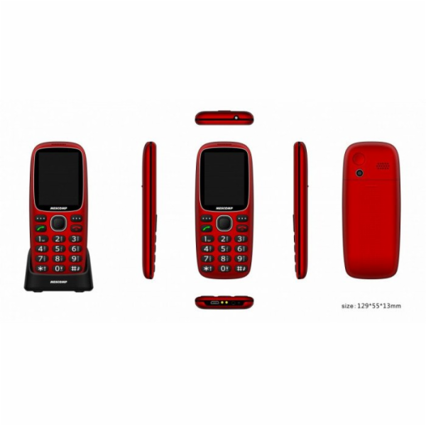 Mesmed Mobilní telefon pro seniory Mescomp MT-166 Edgar E...