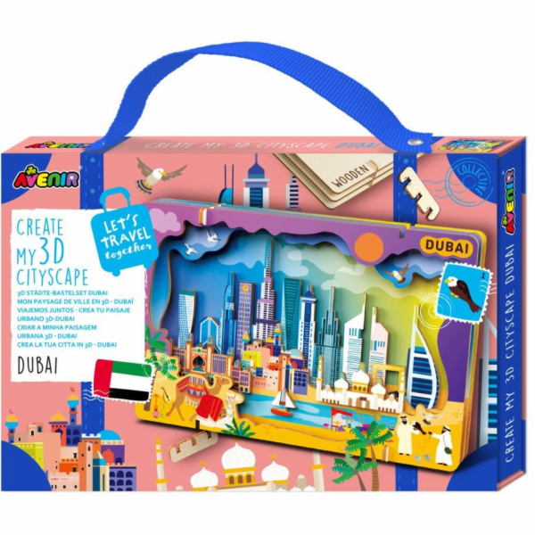 MG DYSTRYBUCJA Puzzle Vytvořte 3D městskou krajinu - Dubaj