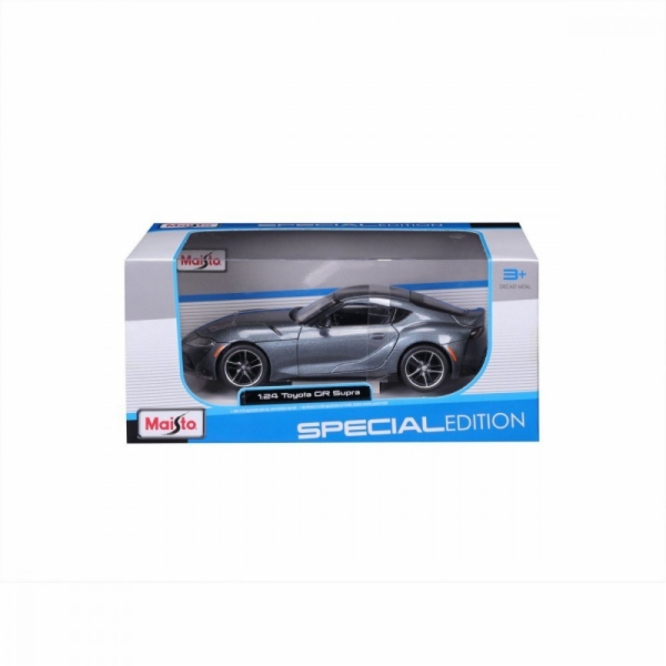 Maisto Toyota GR Supra model šedý 1/24