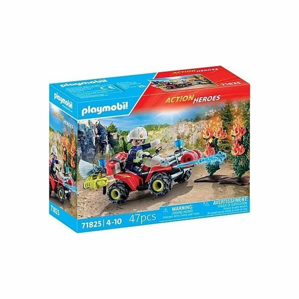 Playmobil Action Heroes 71825 Hasičská čtyřkolka v akci