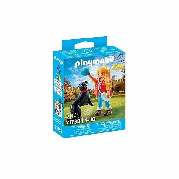 Playmobil Můj život 71738 Dívka s ovčáckým psem