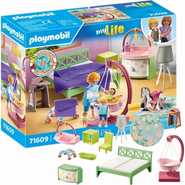 Playmobil My Life 71609 Ložnice s dětským herním koutem F...