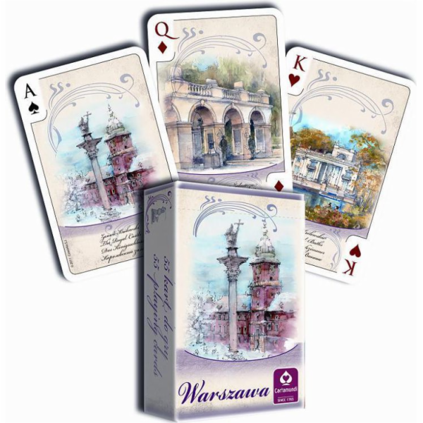 Cartamundi Varšavské akvarelové karty 2 x 55 listů