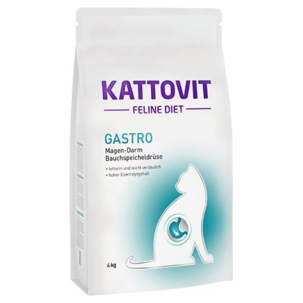 Kattovit Gastro 4kg suché krmivo pro kočky Adult Zeleninová