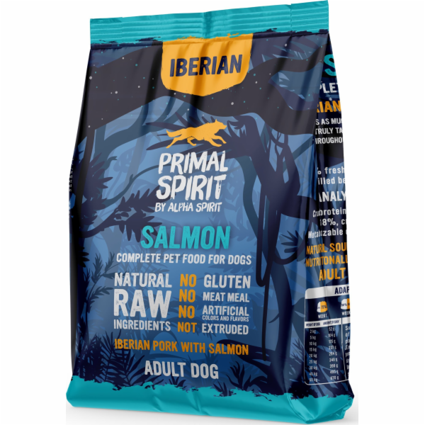 PRIMAL SPIRIT Iberian 70% Losos – poloměkké krmivo pro ps...