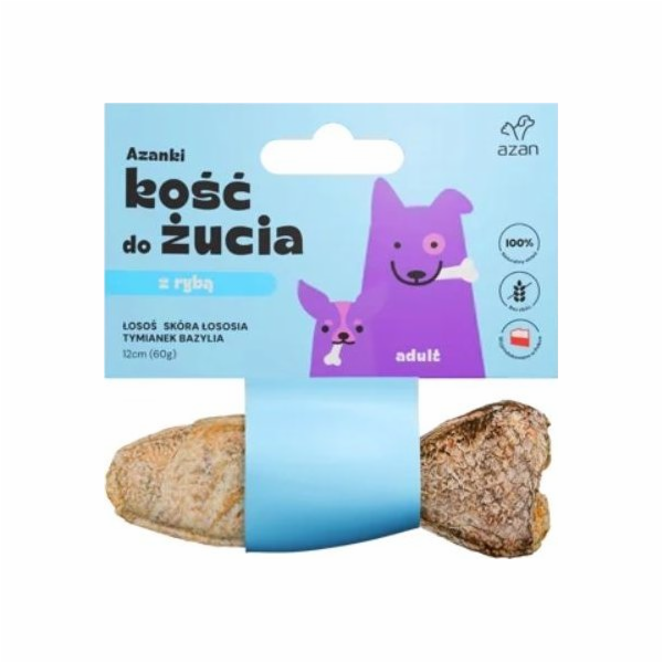 AZANKI Kost s lososem ve slupce lososa s tymiánem a bazal...