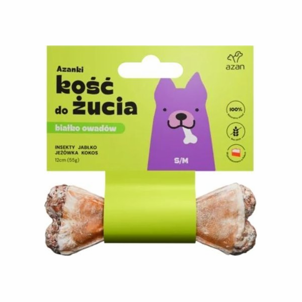AZANKI Kost s hmyzem a kokosem S/M - pochoutka pro psa - ...