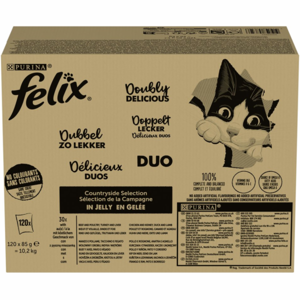 PURINA Felix Fantastic Duo Mix Countryside - mokré krmivo...