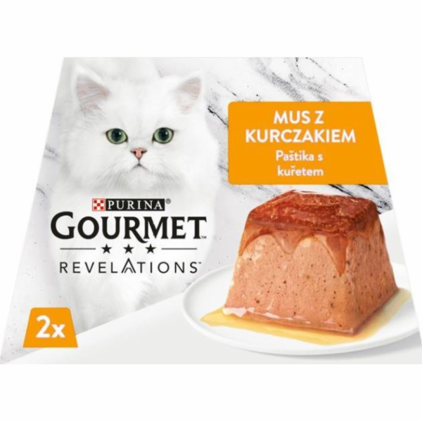 PURINA Gourmet Revelations Mousse with chicken in sauce -...