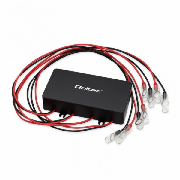 Qoltec Vyrovnávač napětí 48V pro 4x12V baterie | 10A | Li...