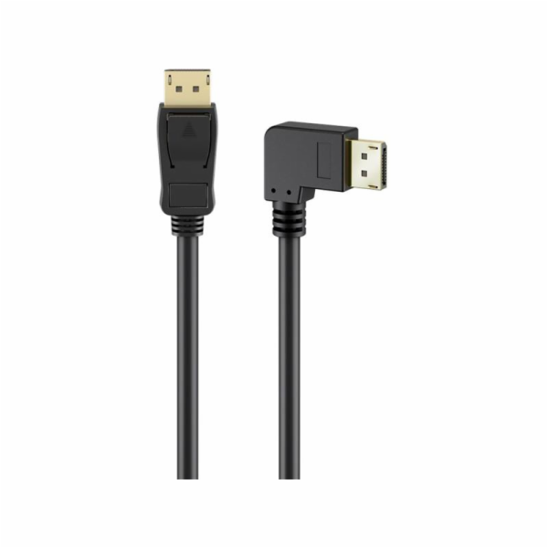 Goobay Kabel DisplayPort Stecker 90° > DisplayPort Stecke...