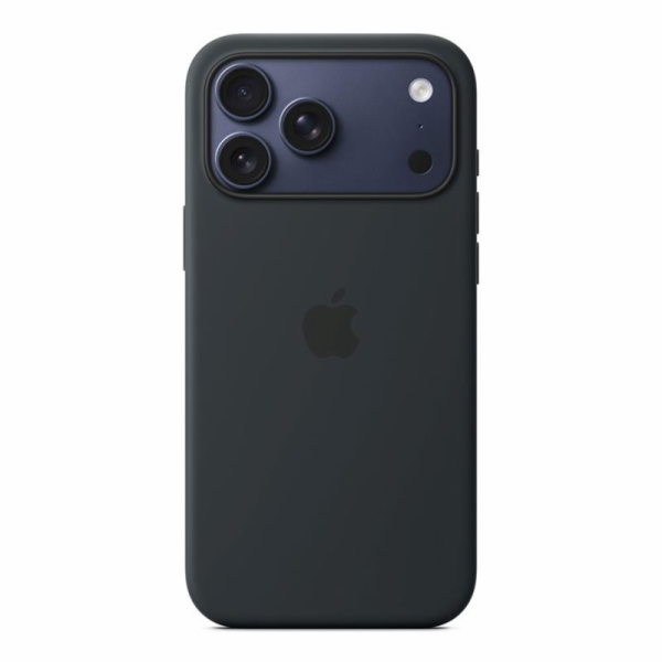 iPhone 17 Pro Max Silicone Case with MS – Black