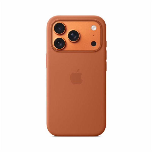 iPhone 17 Pro Silicone Case with MS – Terra Cotta
