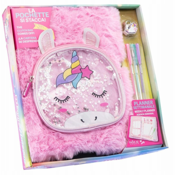 Nice Maxi diář s jednorožcem