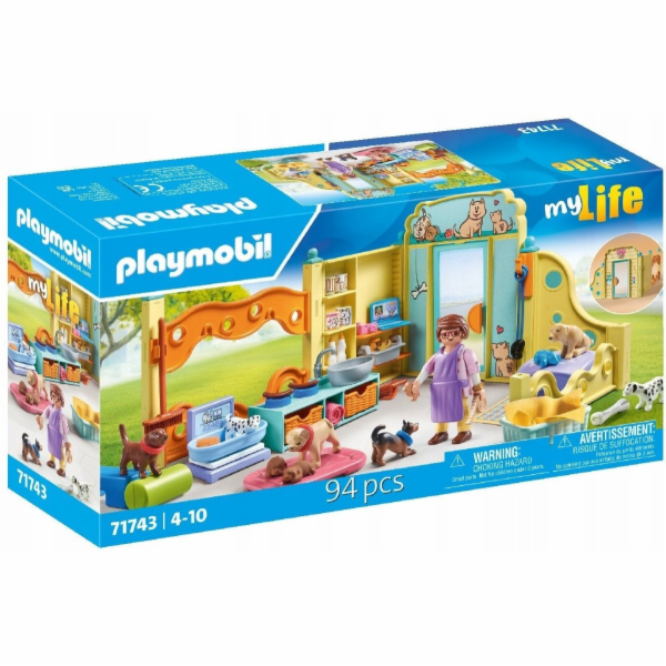 Playmobil Sada figurek štěněcího domečku My Life 71743