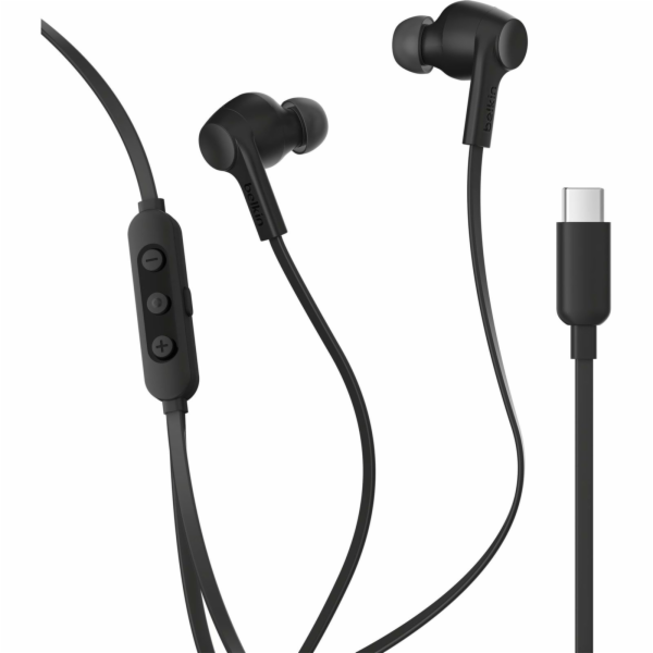 Belkin SoundForm InEar-Kopfhörer ANC USB-C Kabel schw.G3H...