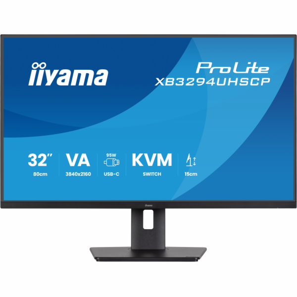 iiyama ProLite/XB3294UHSCP-B1/31,5"/VA/4K UHD/60Hz/2ms/Če...