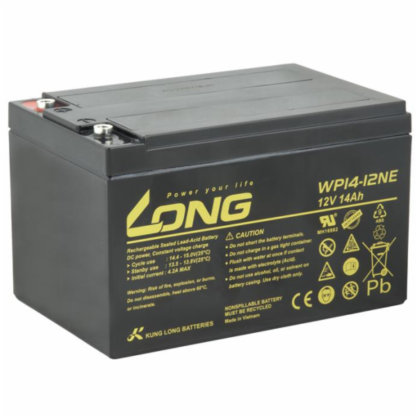 Baterie Long 12V 14Ah M5 DeepCycle (WP14-12NE)