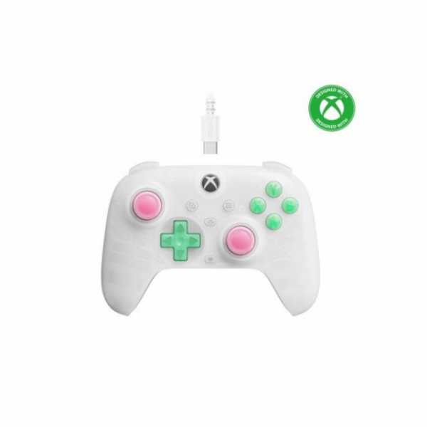 8BitDo Gamepad Ultimate Mini Wired Xbox Pad Čirý bílý