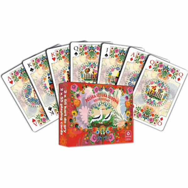Cartamundi Dvojité karty polského lidového umění