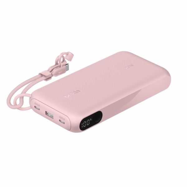 Belkin Powerbank mit Display 20W 20.000mAh USB-C pink  BP...