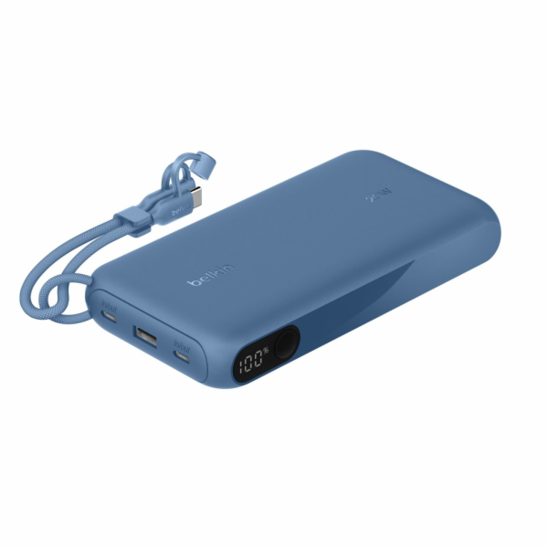 Belkin Powerbank mit Display 20W 20.000mAh USB-C blau  BP...
