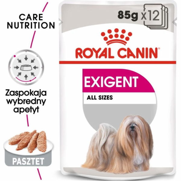 ROYAL CANIN Exigent Mokré krmivo pro psy Paštika 12x85 g