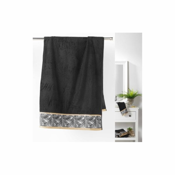 Douceur d`Interieur ORBELLA RUČNÍK - ČERNÝ 90x150