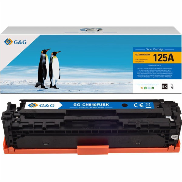 G&G Toner Kompatibilní toner G&G pro HP CB540A, CE320A, C...