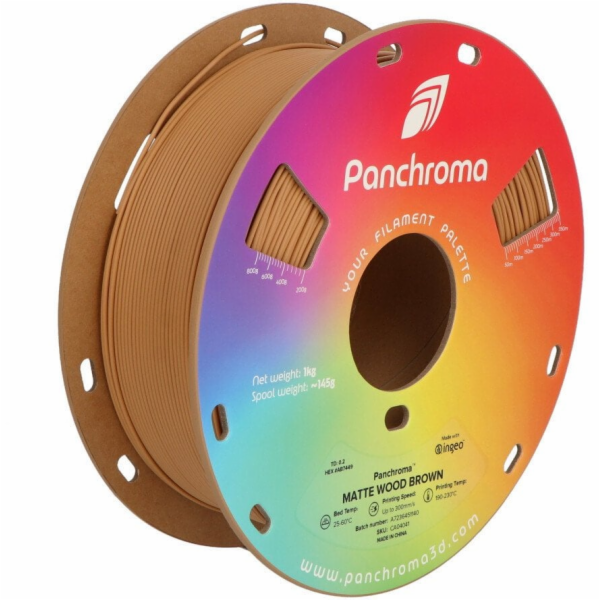 Polymaker Filament Panchroma PLA 1,75 mm, 1 kg - dřevohnědý
