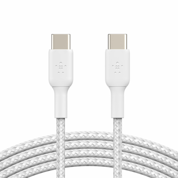 Belkin BOOST CHARGE™ USB-C/USB-C kabel, 1m, bílý - odolný...