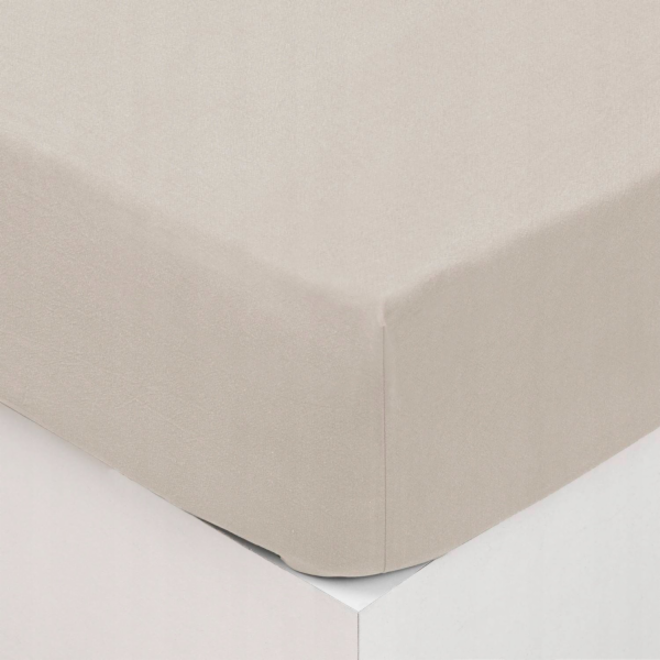 Atmosphera Napínací prostěradlo 160x200 cm, bavlna, béžová