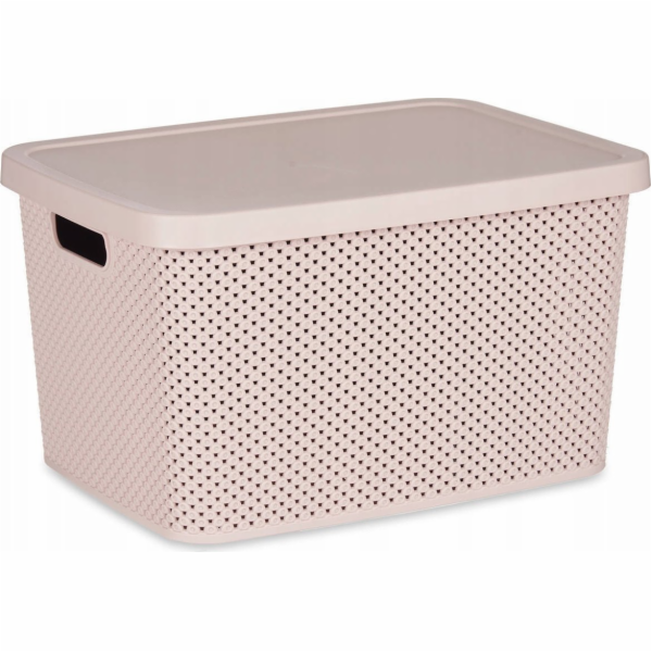 Kipit Plastový koš s víkem, organizér, 19 l