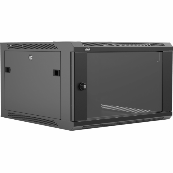 Caymon CAYMON WPR606R/B Nástěnná 19” 6U racková skříň, hl...